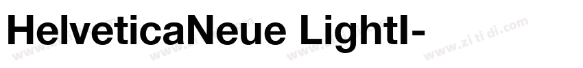 HelveticaNeue LightI字体转换